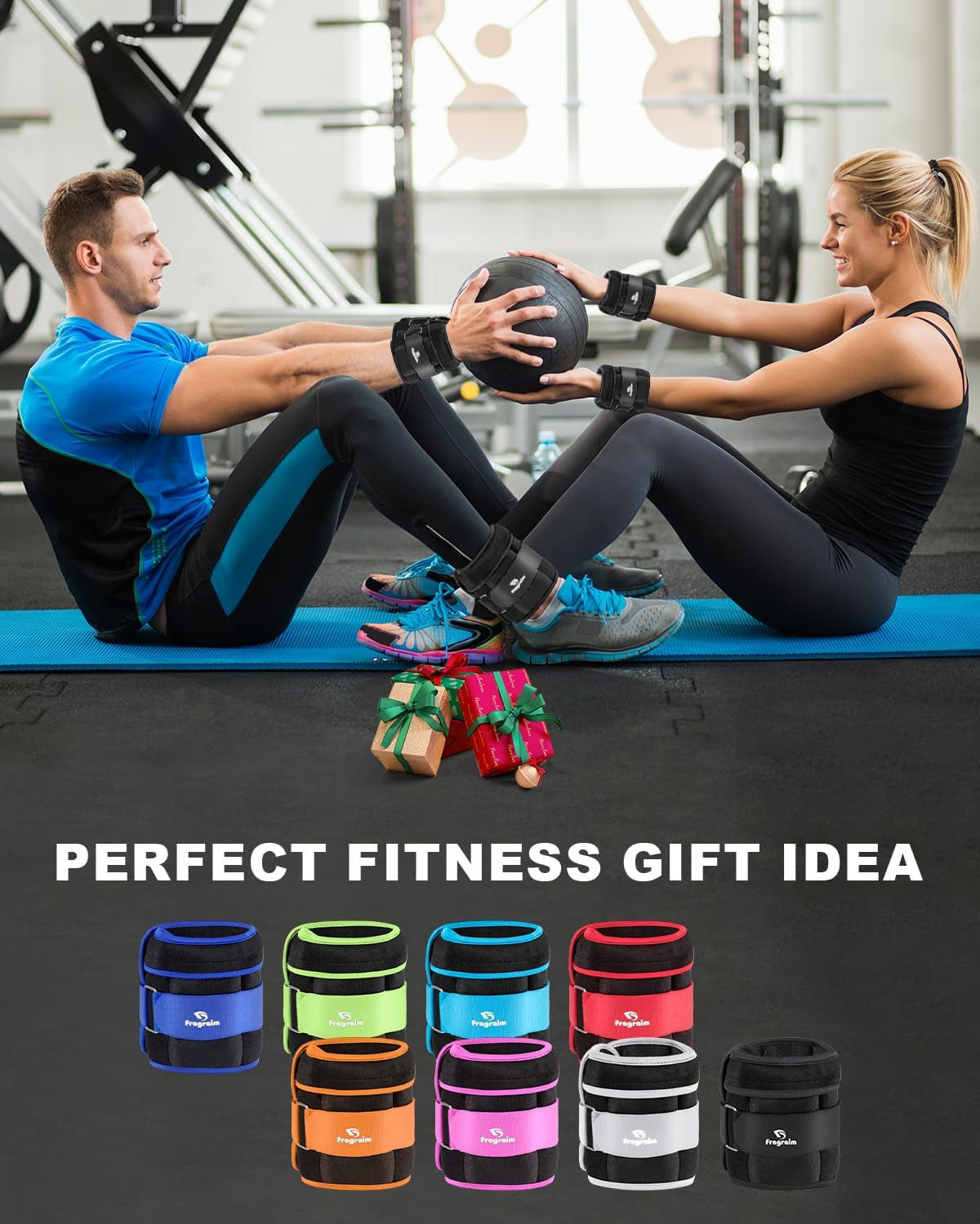 Adjustable Ankle Weights with Removable Weights, Available in Pairs from 1 to 20 lbs for Jogging, Gymnastics, Aerobics, and Physical Therapy