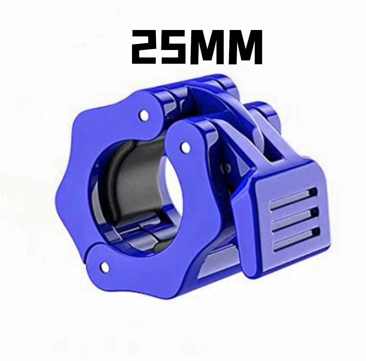 Barbell Collar Lock Clips for 25mm, 28mm, and 30mm Dumbbells - Weight Lifting Clamp Spring Clips for Gym Use