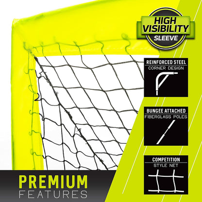 Franklin Sports Portable Pop-Up Soccer Goal Net, Indoor/Outdoor, 12 x 6 Feet