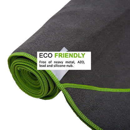 Premium Eco-Friendly Yoga Mat Towel - Non-Slip, Ultra-Soft, Sweat-Absorbent, Quick-Drying