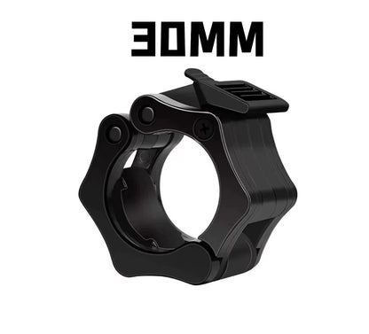 Barbell Collar Lock Clips for 25mm, 28mm, and 30mm Dumbbells - Weight Lifting Clamp Spring Clips for Gym Use