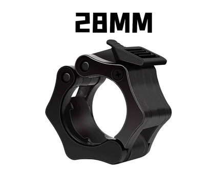 Barbell Collar Lock Clips for 25mm, 28mm, and 30mm Dumbbells - Weight Lifting Clamp Spring Clips for Gym Use