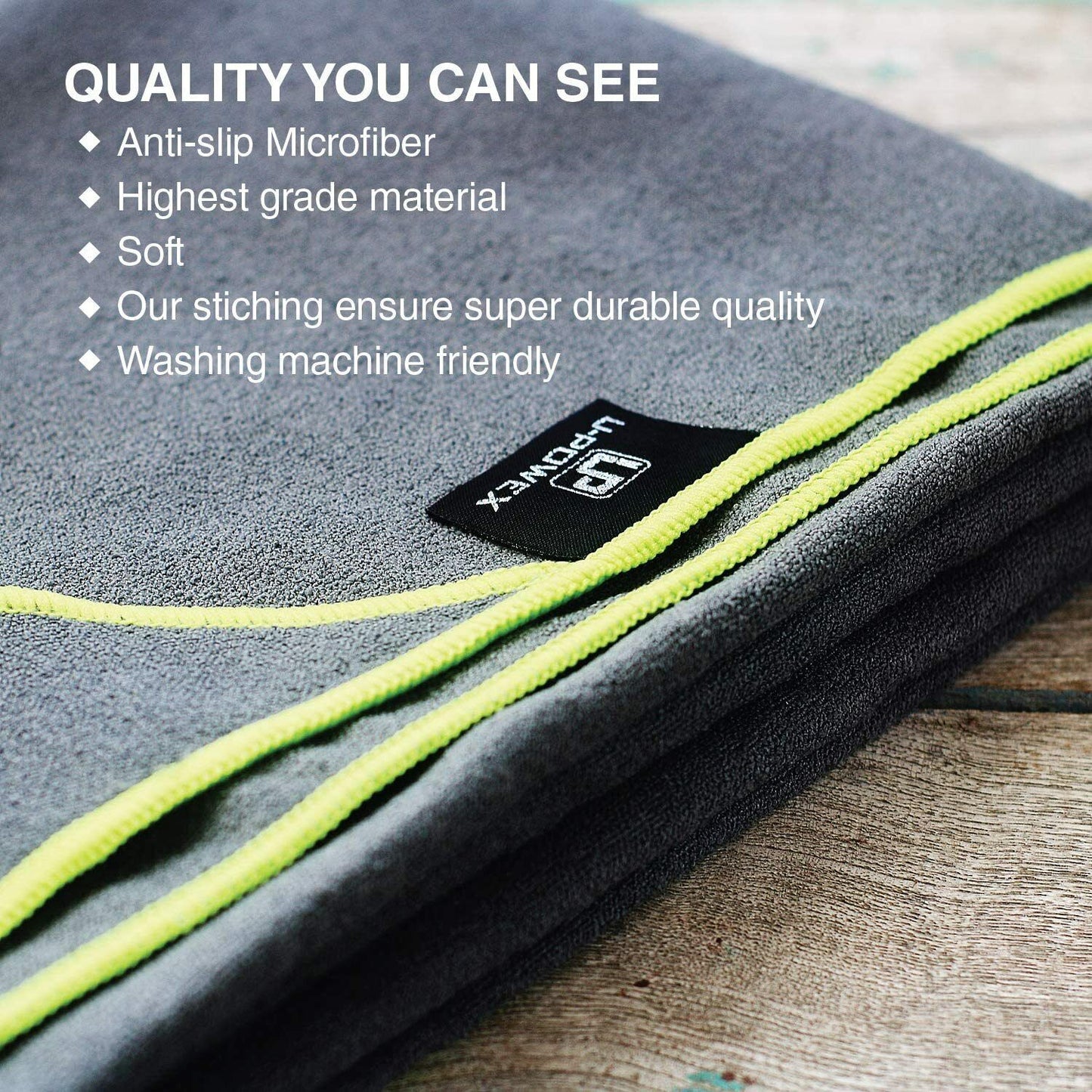 Premium Eco-Friendly Yoga Mat Towel - Non-Slip, Ultra-Soft, Sweat-Absorbent, Quick-Drying