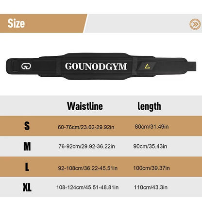 EVA Weightlifting Belt for Fitness and Powerlifting - Back Support and Waist Protection for Enhanced Training Performance