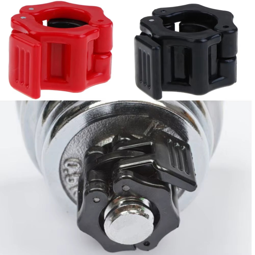 Barbell Collar Lock Clips for 25mm, 28mm, and 30mm Dumbbells - Weight Lifting Clamp Spring Clips for Gym Use