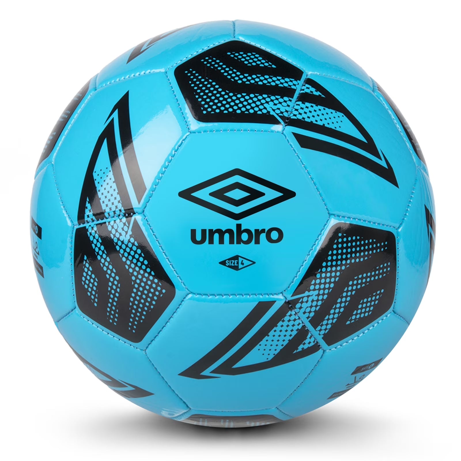 4-Pack Diamond Viper Size 4 Soccer Balls in Blue