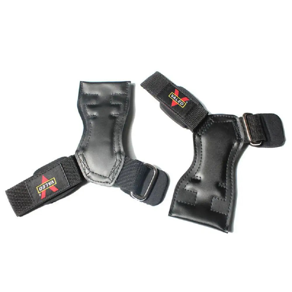 Cowhide Weightlifting Gloves with Wrist Straps for Dumbbells and Barbells - Professional Fitness Gym Equipment