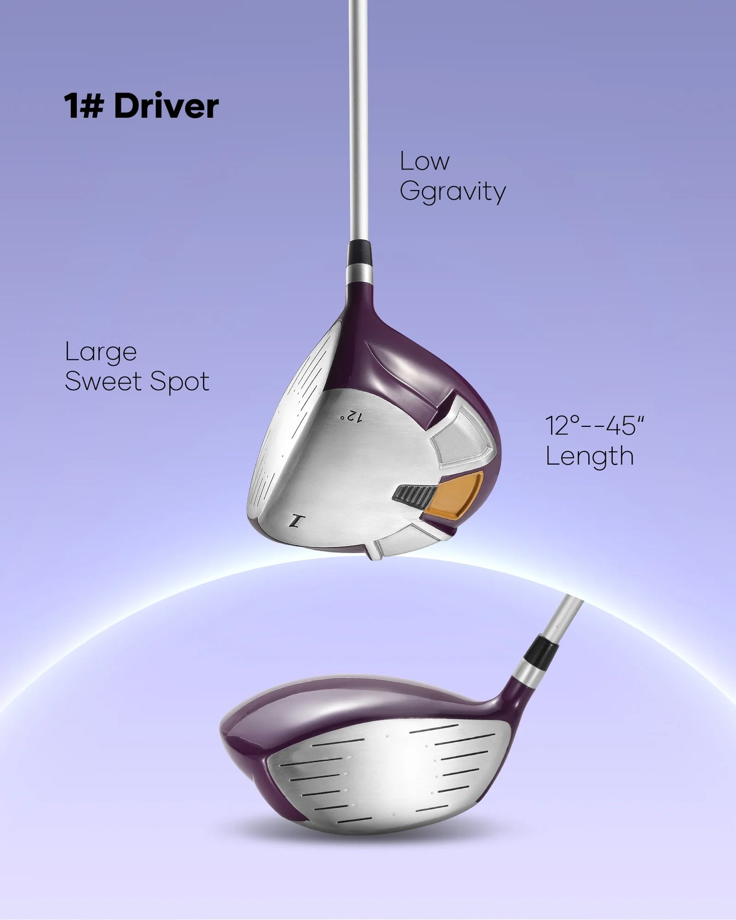 Comprehensive Golf Club Set: 8 Clubs for Men and Women with Right-Handed True Temper Steel Shafts, Putter, Stand Bag, and Bonus 3-Hybrid Head