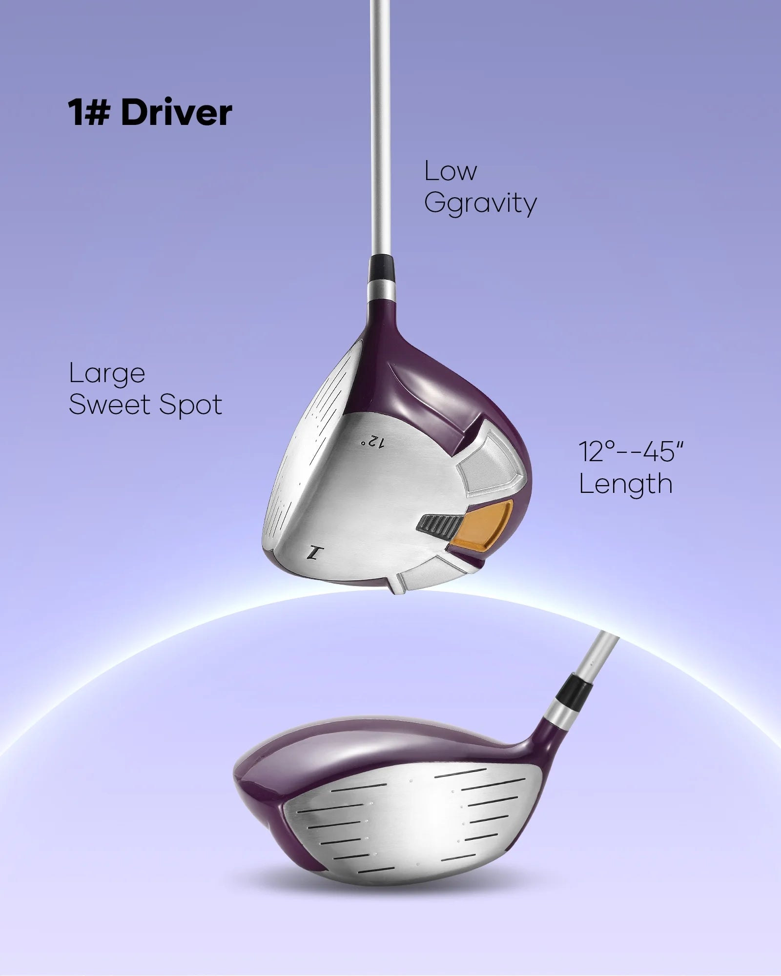 Comprehensive Golf Club Set: 8 Clubs for Men and Women with Right-Handed True Temper Steel Shafts, Putter, Stand Bag, and Bonus 3-Hybrid Head