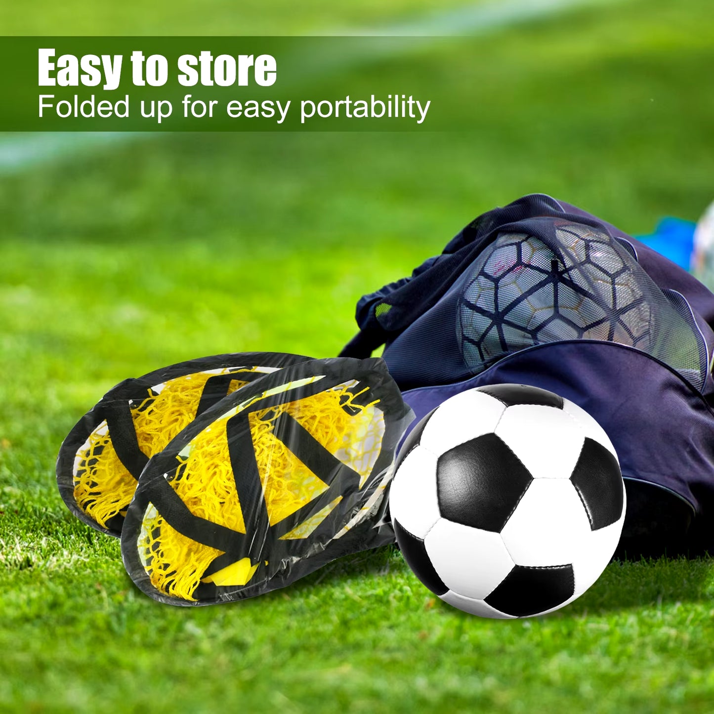 Foldable Soccer Training Target Net for Enhanced Football Skills Development