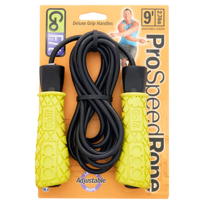 Professional Speed Training Jump Rope with Padded Foam Grips - Adjustable 9ft Rope with Ball Bearing Mechanism for Smooth Rotation, Perfect for Boxing, Cardio, and Endurance Training
