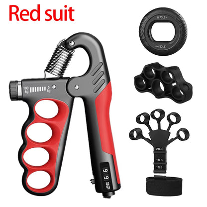 Adjustable Grip Strengthener for Hand and Wrist - 5-60/100/150Kg for Muscle Recovery and Fitness Training
