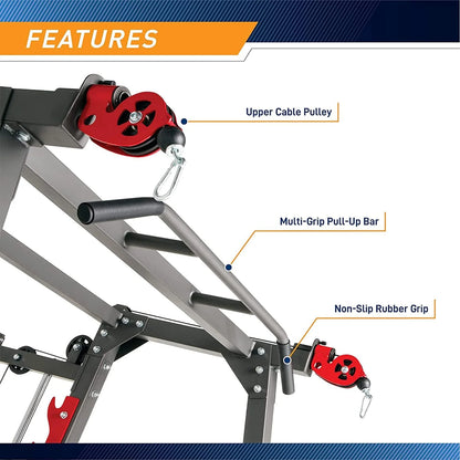 SM-7362 Professional Smith Machine Home Gym System for Comprehensive Full Body Training