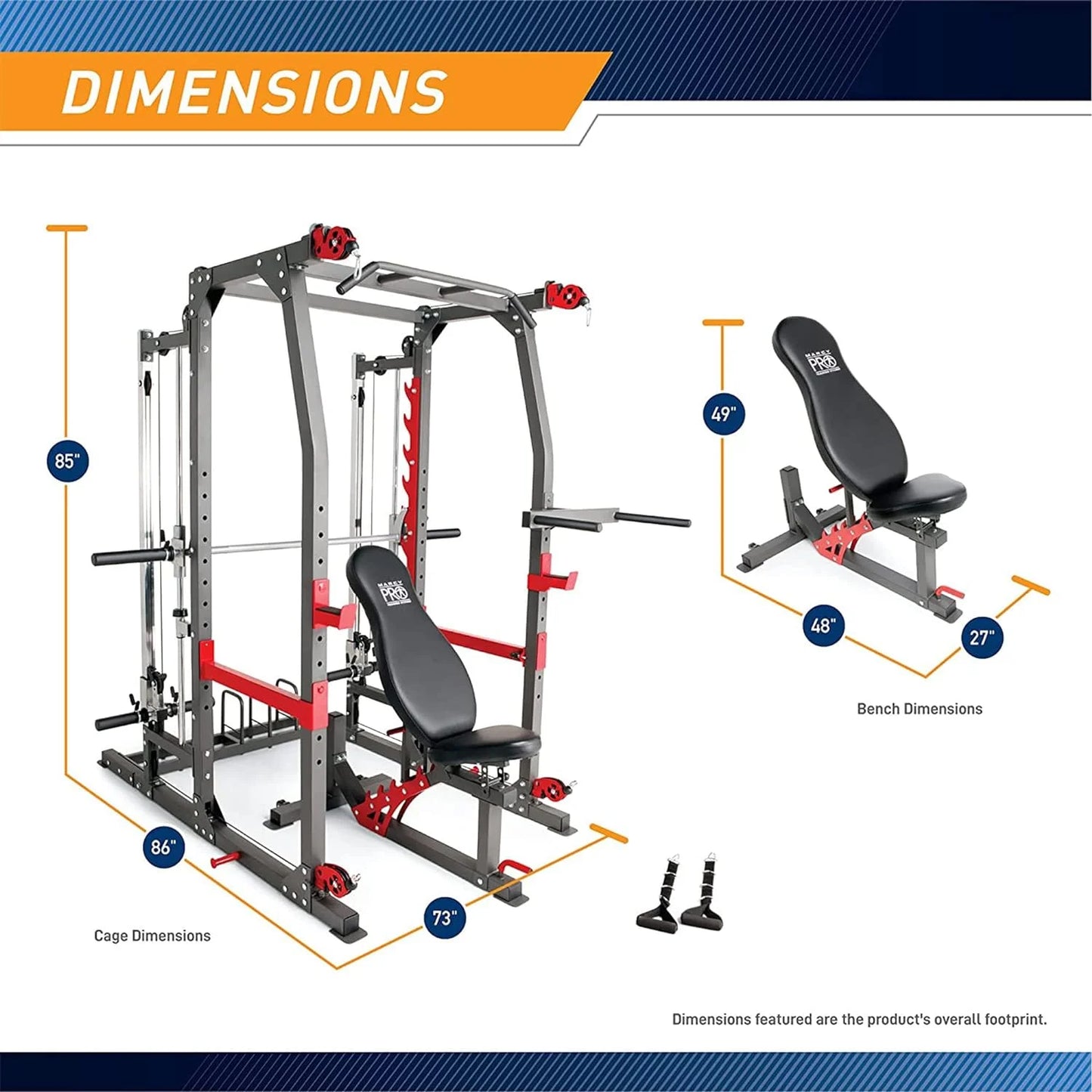 SM-7362 Professional Smith Machine Home Gym System for Comprehensive Full Body Training