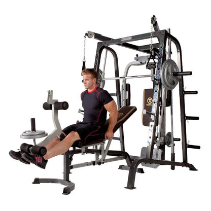Diamond Elite Olympic Smith Cage Machine - Plate Loaded Total Body Home Gym System (MD-9010G)