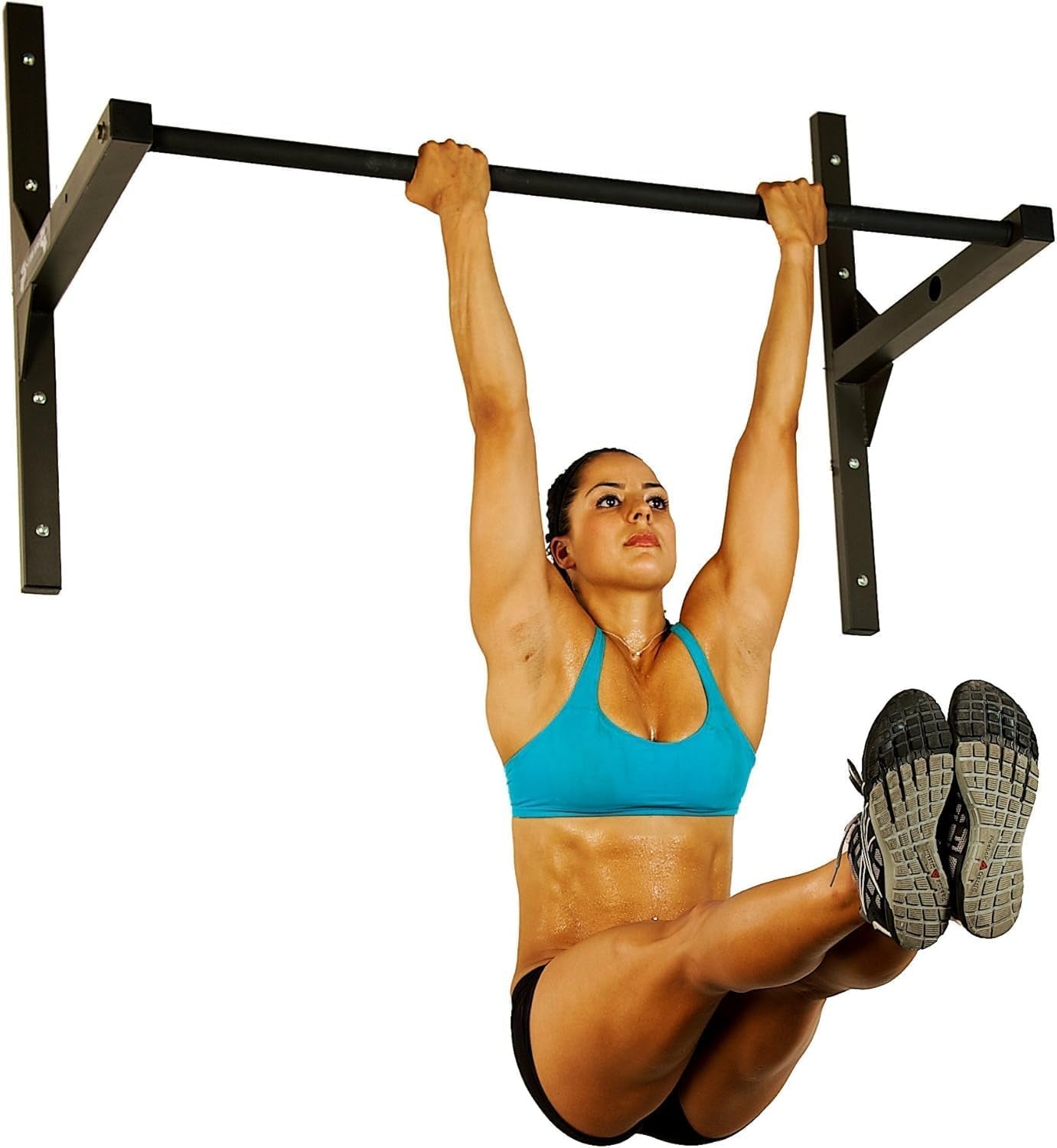 Professional-Grade Heavy-Duty Pull-Up Bar – Ceiling or Wall Mounted – Durable Steel Construction, 600 lb Capacity – Designed for 9 Ft Ceilings