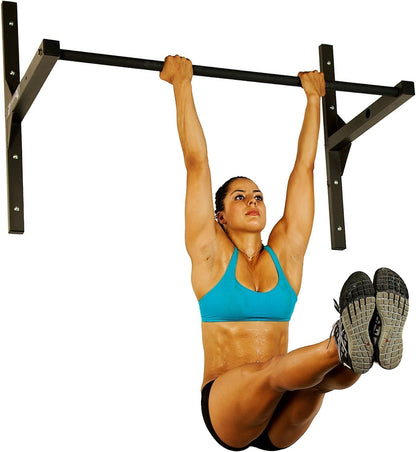 Professional-Grade Heavy-Duty Pull-Up Bar – Ceiling or Wall Mounted – Durable Steel Construction, 600 lb Capacity – Designed for 9 Ft Ceilings