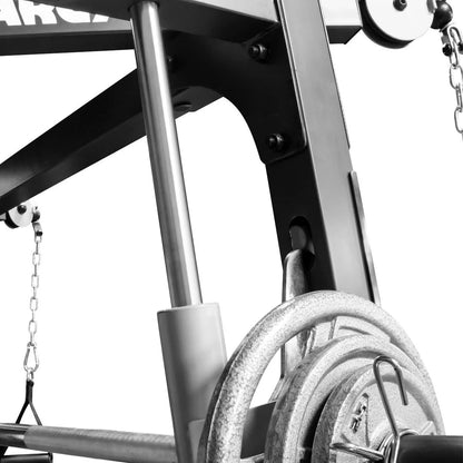 Diamond Elite Olympic Smith Cage Machine - Plate Loaded Total Body Home Gym System (MD-9010G)
