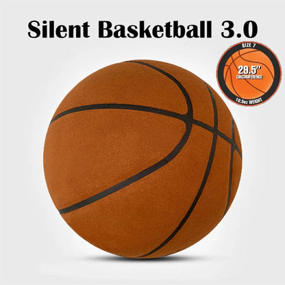 Grooved Silent Basketball - 29.5''/27.9'' Foam Indoor Training Ball for Quiet Dribbling and Bounce
