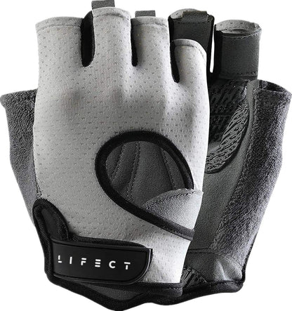 Freedom Workout Gloves - Fingerless Knuckle Weight Lifting Gloves with Curved Open Back for Powerlifting and Gym Use for Men and Women