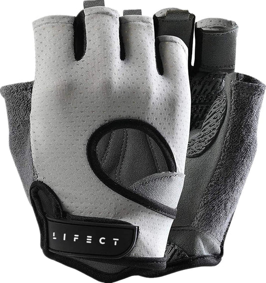 Freedom Workout Gloves - Fingerless Knuckle Weight Lifting Gloves with Curved Open Back for Powerlifting and Gym Use for Men and Women