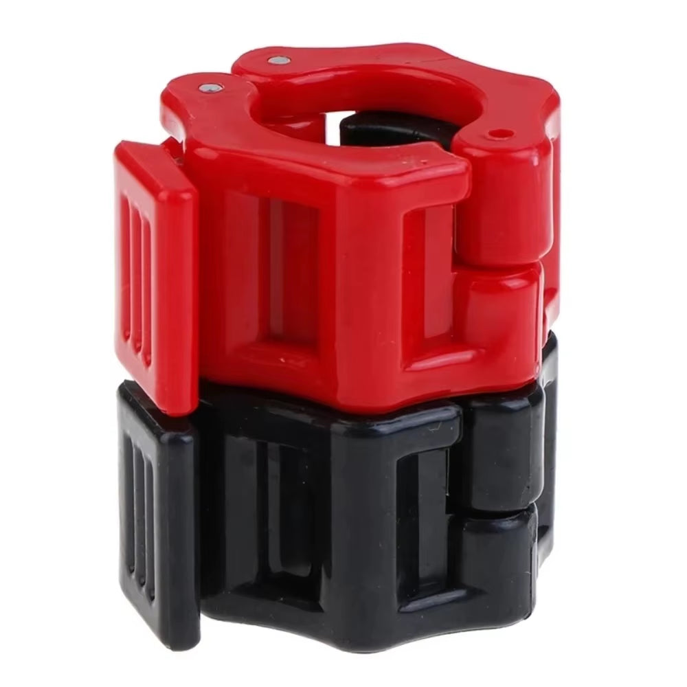Barbell Collar Lock Clips for 25mm, 28mm, and 30mm Dumbbells - Weight Lifting Clamp Spring Clips for Gym Use