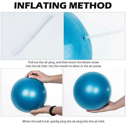 25cm Mini Fitness Balance Yoga Ball for Pilates and Indoor Training