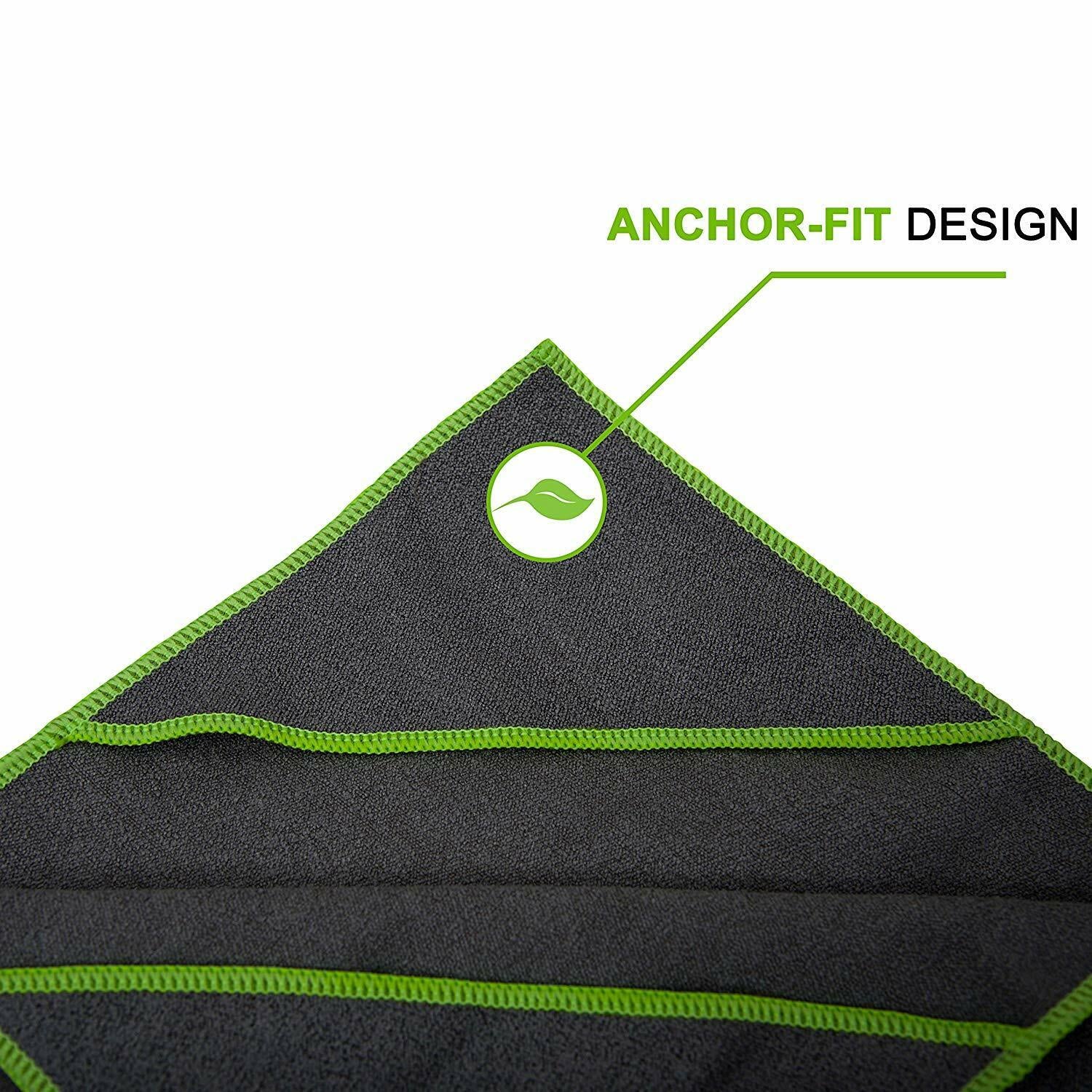Premium Eco-Friendly Yoga Mat Towel - Non-Slip, Ultra-Soft, Sweat-Absorbent, Quick-Drying