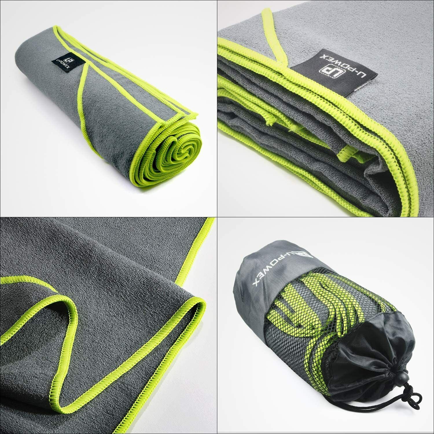 Premium Eco-Friendly Yoga Mat Towel - Non-Slip, Ultra-Soft, Sweat-Absorbent, Quick-Drying