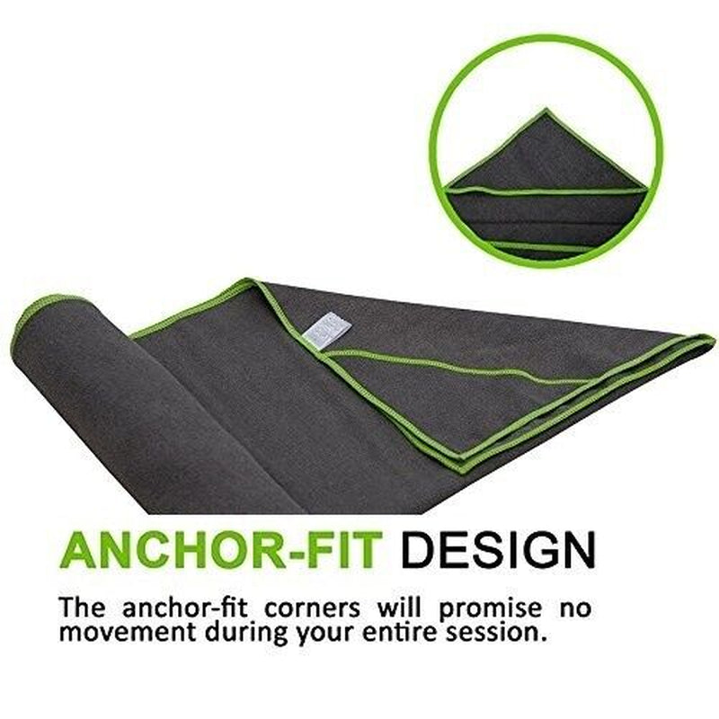 Premium Eco-Friendly Yoga Mat Towel - Non-Slip, Ultra-Soft, Sweat-Absorbent, Quick-Drying