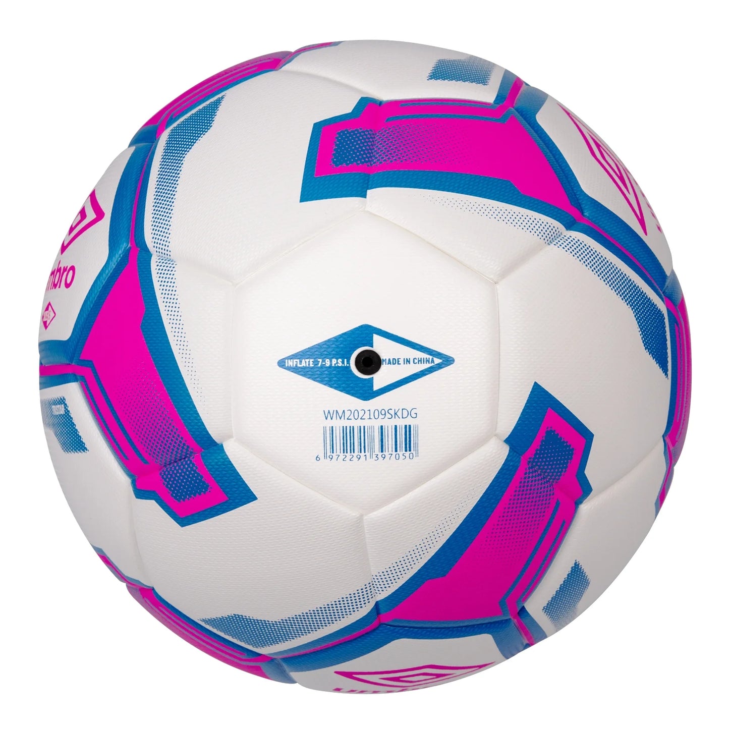 Tristar Youth and Beginner Soccer Ball Size 4 in White, Blue, and Pink