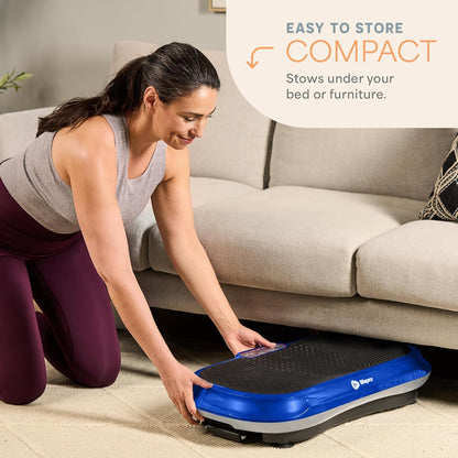 Waver High-Intensity Vibration Plate for Lymphatic Drainage and Full-Body Workouts with Loop Bands – Professional Fitness Equipment for Strength and Toning