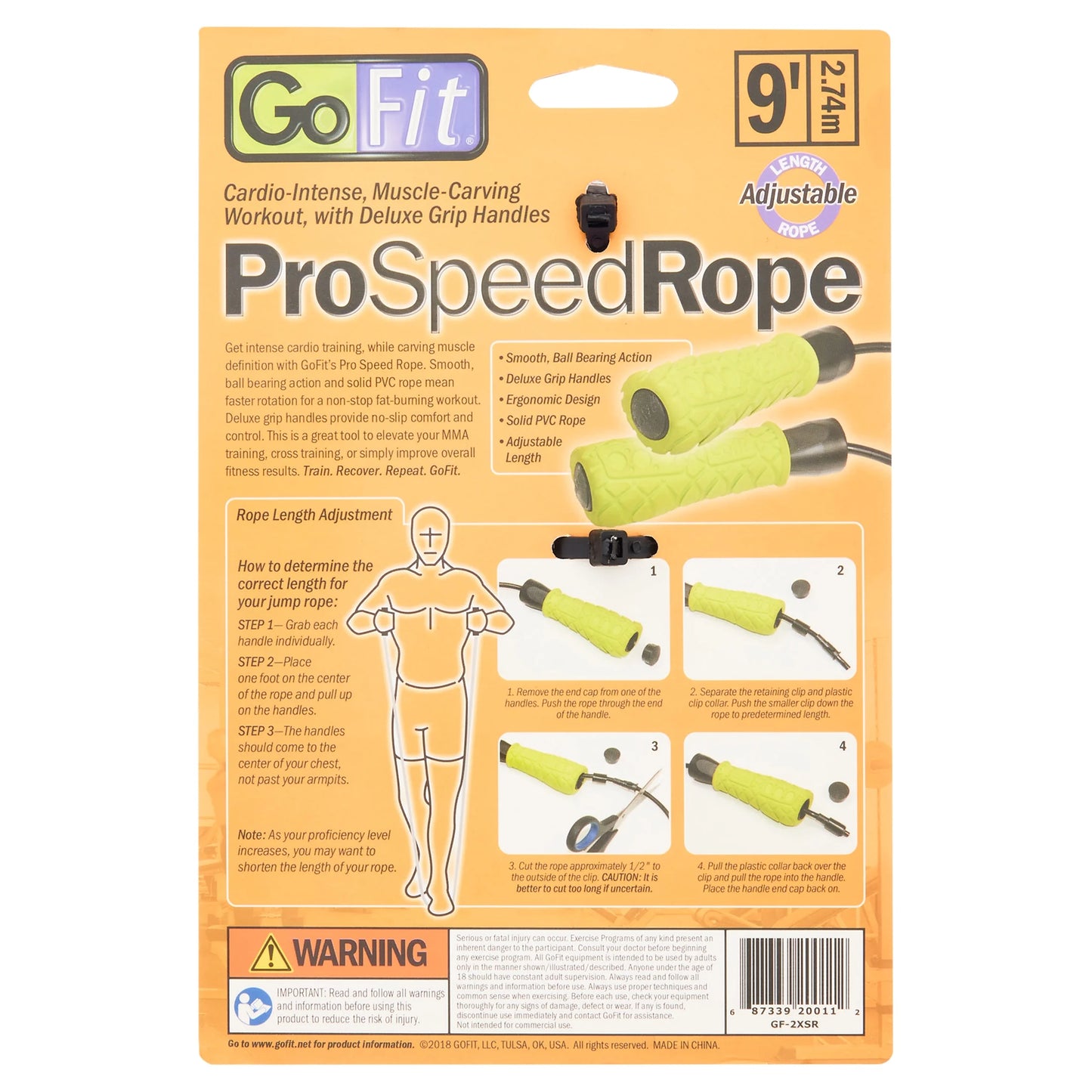 Professional Speed Training Jump Rope with Padded Foam Grips - Adjustable 9ft Rope with Ball Bearing Mechanism for Smooth Rotation, Perfect for Boxing, Cardio, and Endurance Training