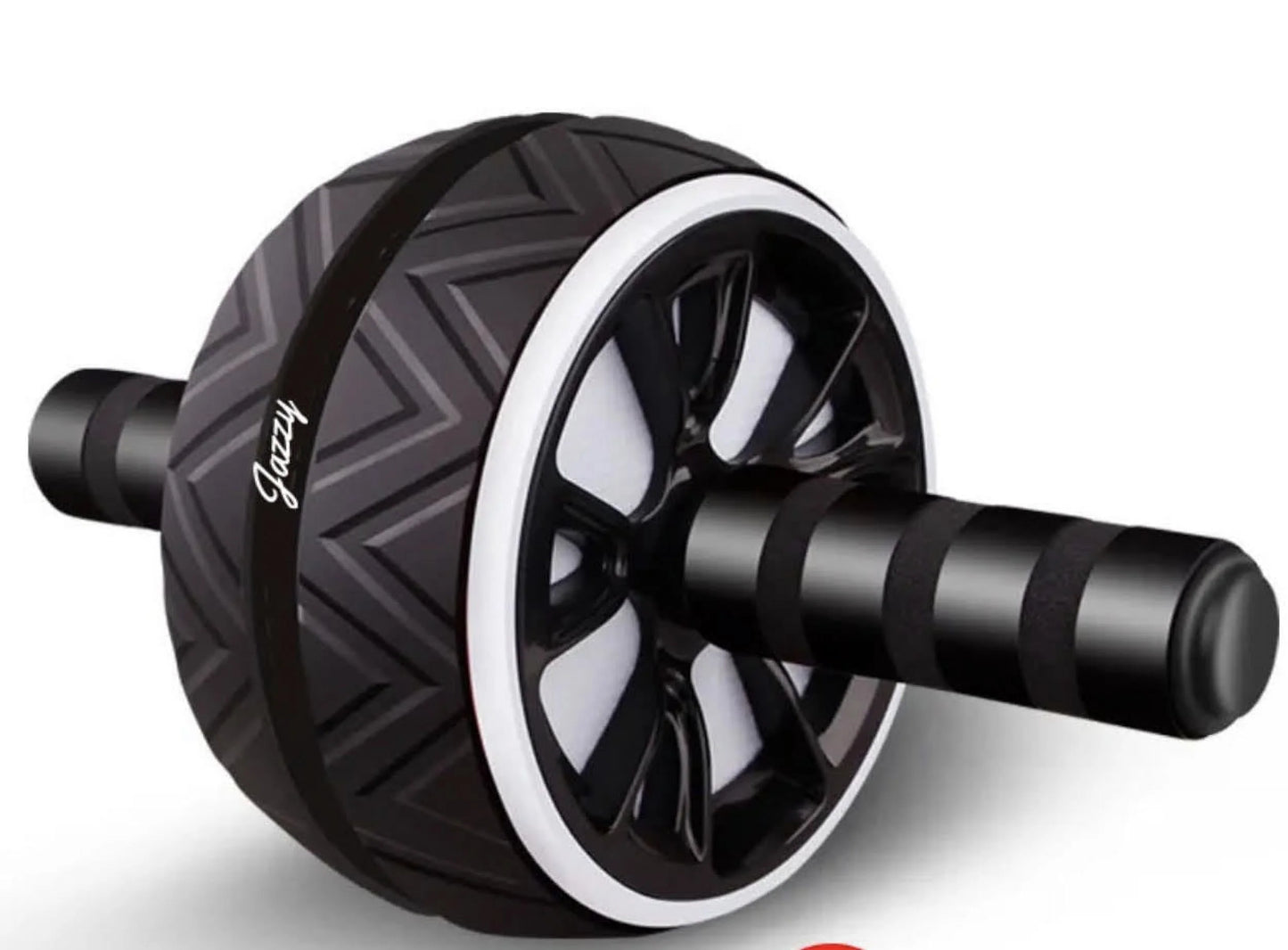 17-in-1 Ab Roller Wheel Workout Kit with Resistance Bands, Knee Mat, Jump Rope, and Push-Up Bar for Core Strength Training at Home and Gym - Unisex Design in Black