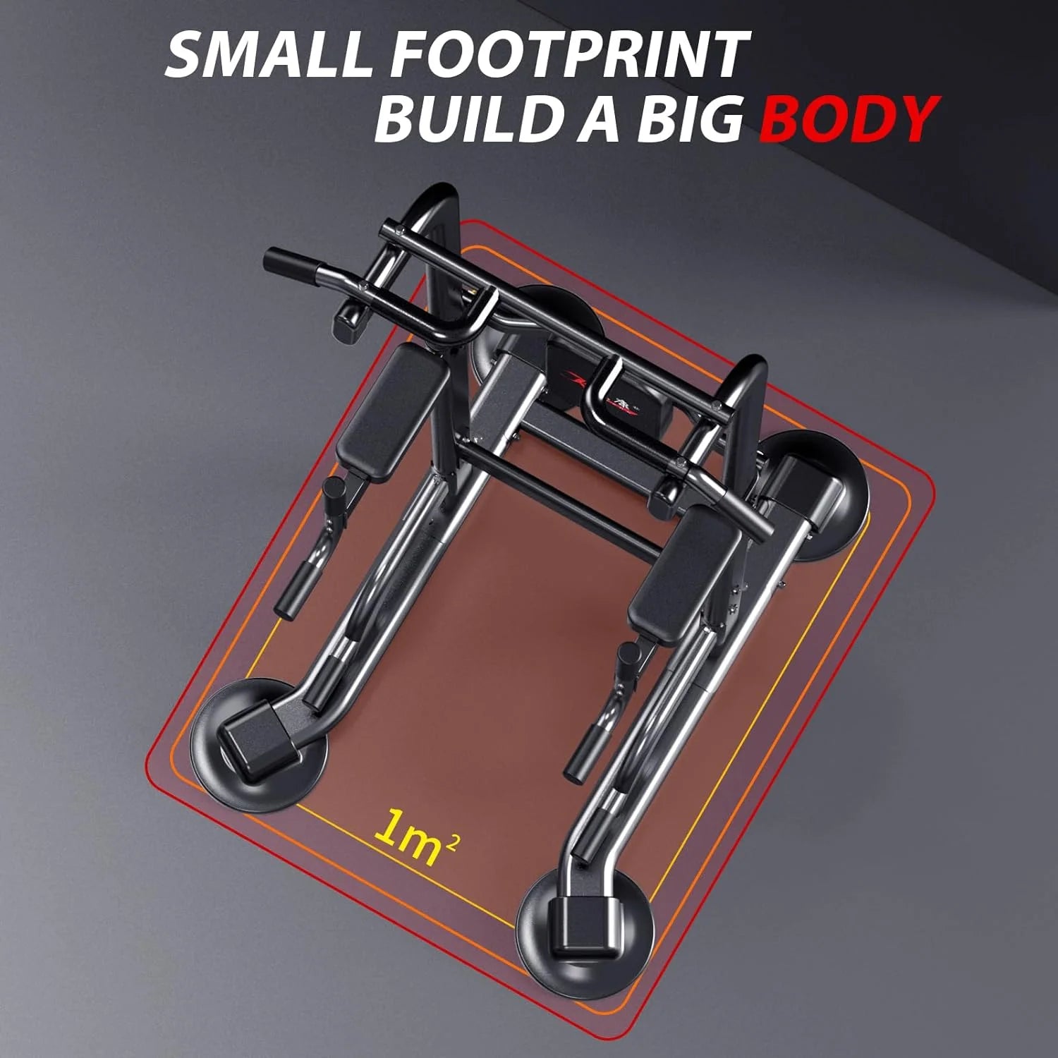 Adjustable Height Power Tower for Pull-Ups and Dips - Multi-Function Strength Training Station for Home Gym